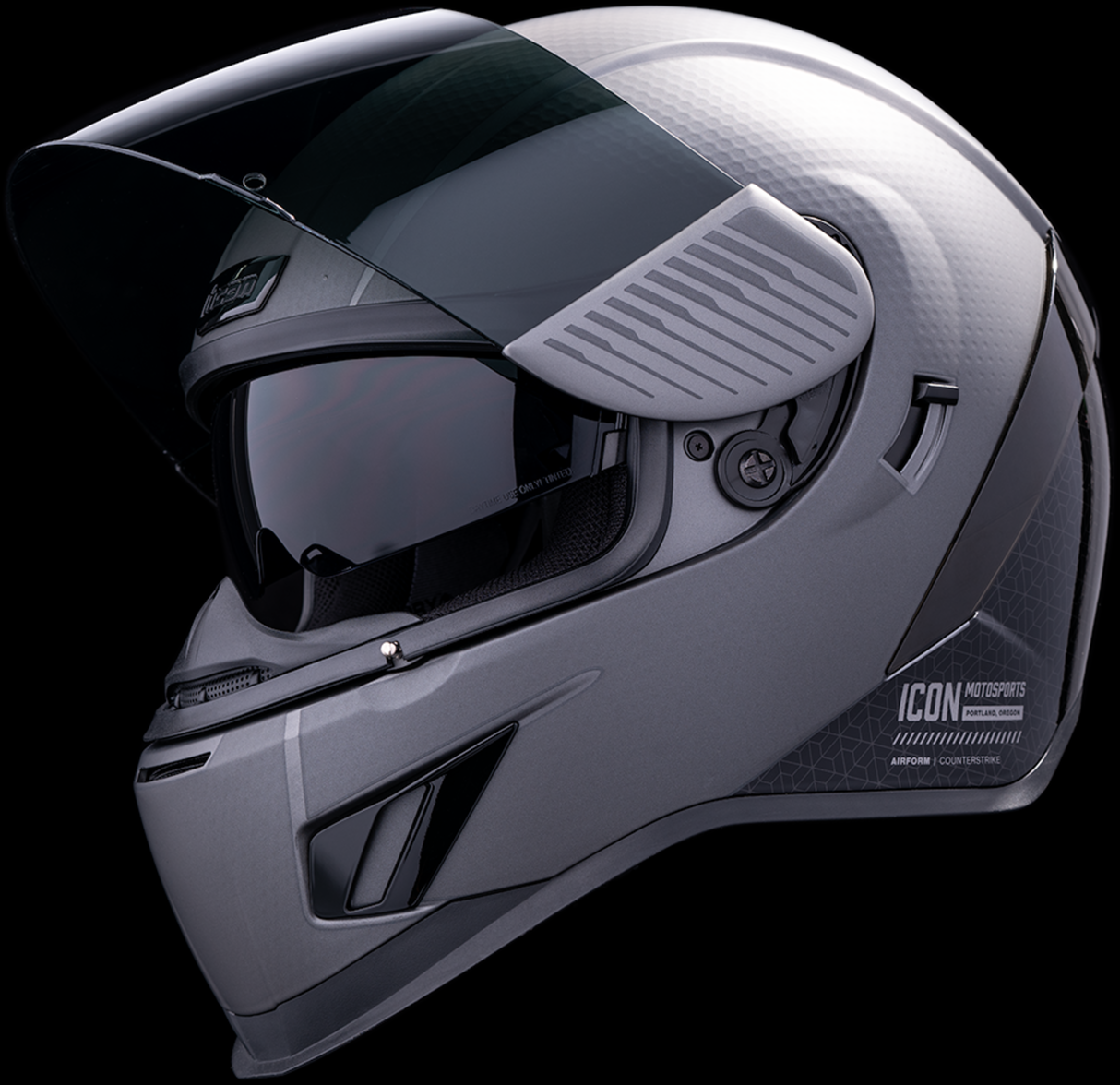 ICON Airform™ Motorcycle Helmet - MIPS® - Counterstrike - Silver - Small 0101-15093