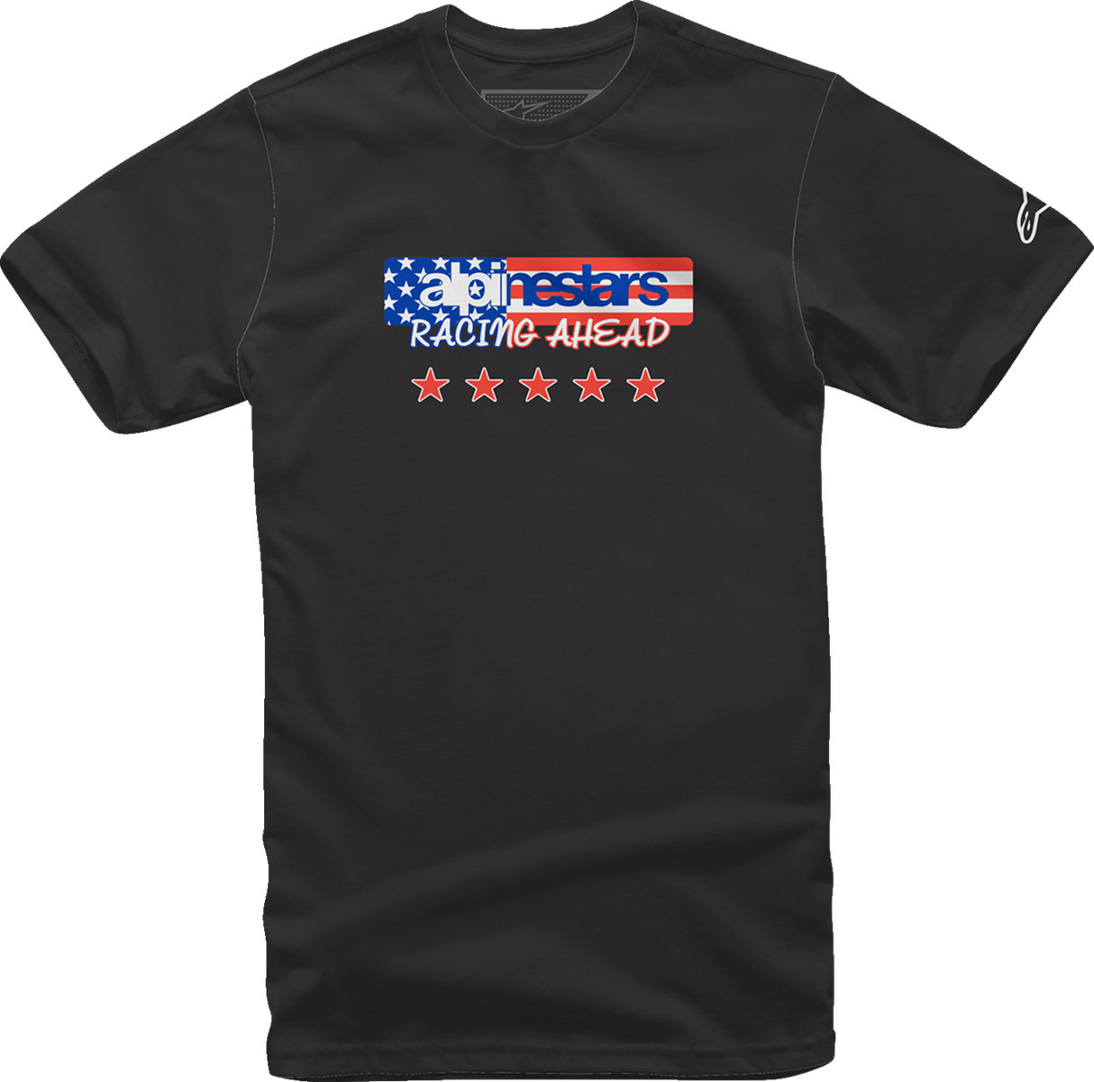 Open Box new ALPINESTARS USA Again T-Shirt - Black - Large 12137261010L