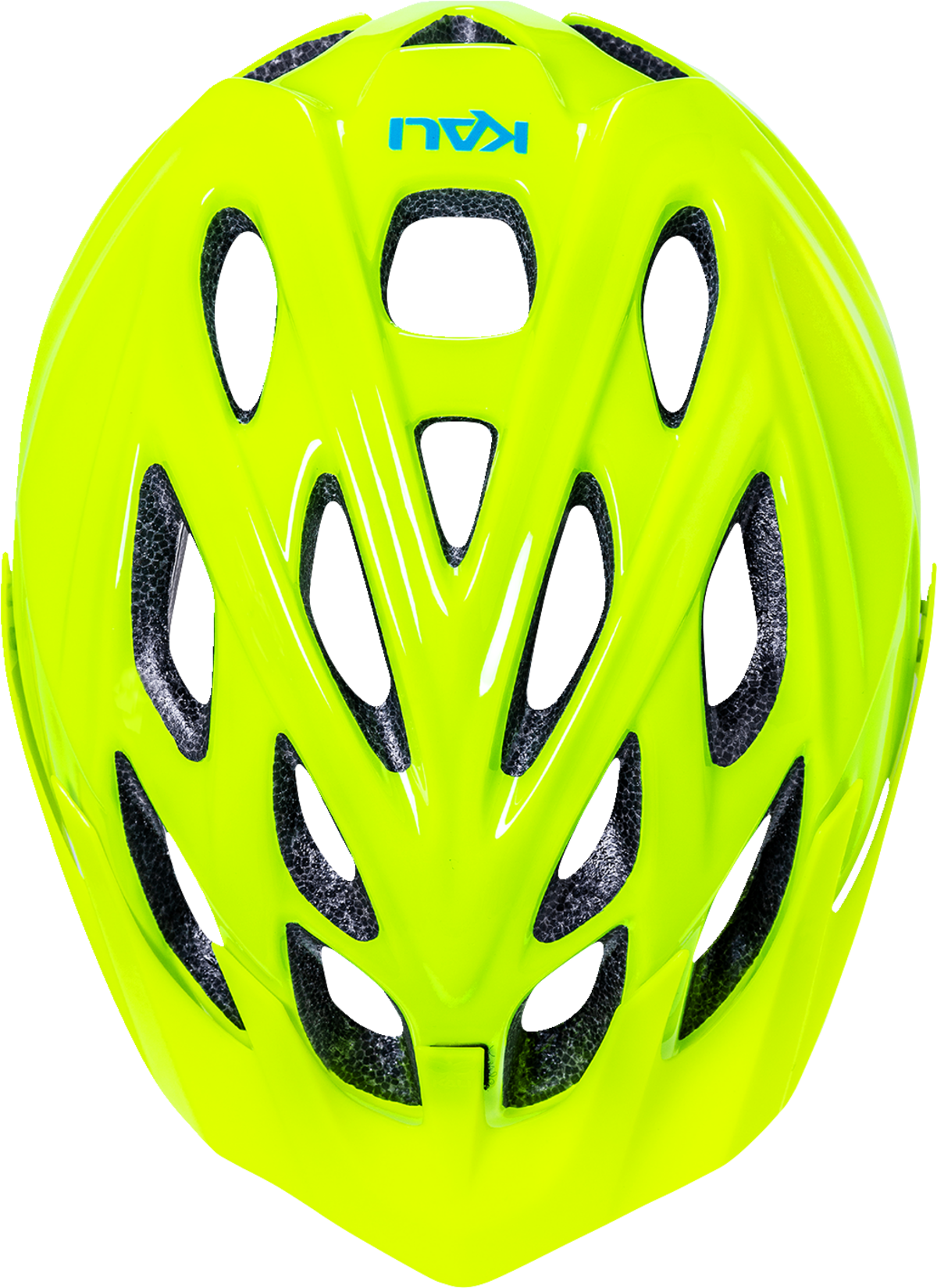 KALI Youth Chakra Bicycle Helmet - Gloss Neon Yellow 0220922122