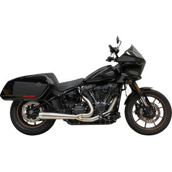 BASSANI XHAUST 2-into-1 Road Rage III Exhaust System Softail Low Rider/ Sport Glide FLSB - 49-State - Stainless 1S81SSE