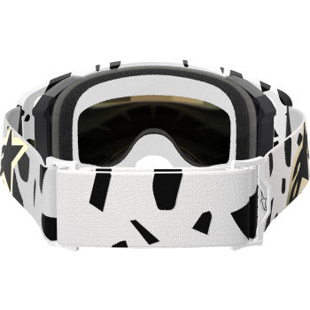 ALPINESTARS Goggles Supertech Goggles - Corp - White/Gold - ABS Vision - Gold Mirror 5100325-2044