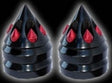 Sixty61 Suzuki GSXR1000 06-09 Bar Ends Black-Red