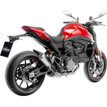 LEOVINCE LV-10 Slip-On Muffler - Silver CF Moto 700CL-X 2022-2023 15256