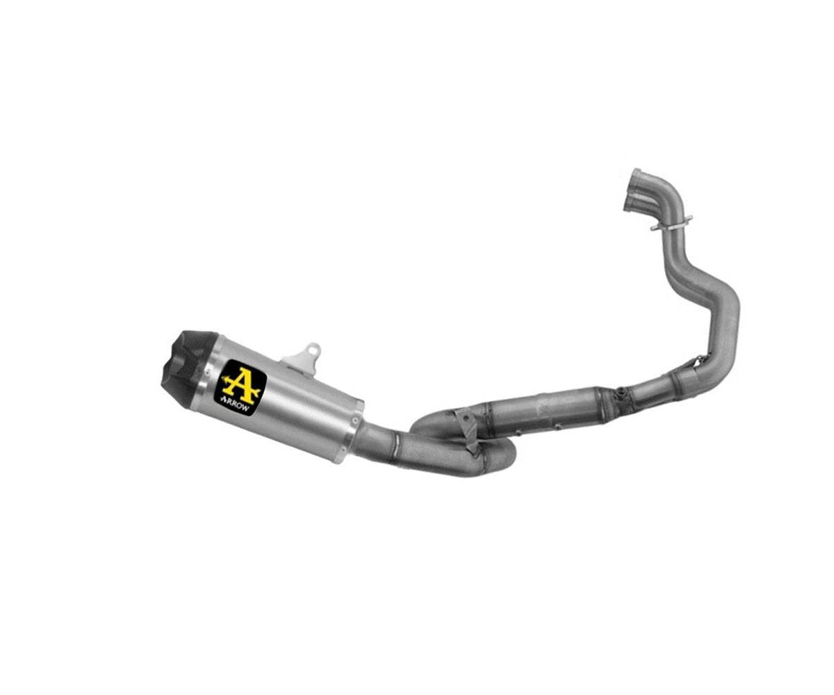 71956PKW  Arrow Suzuki GSX-8S 2023 - 2024 - 2025 Works Titanium Full System Exhaust, Titanium