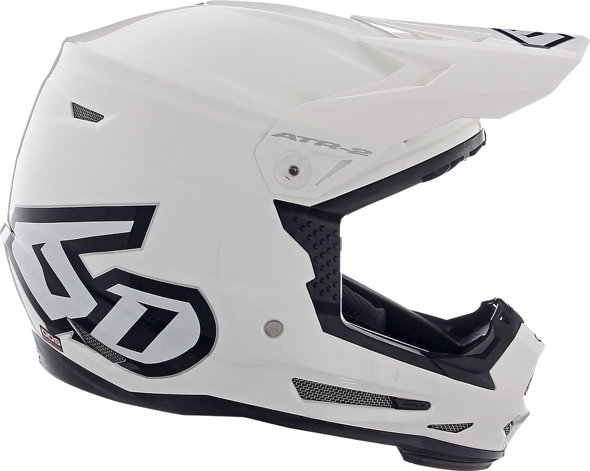 6D ATR-2Y Motorcycle Helmet - Gloss White - Medium 11-5611