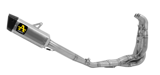 71208PTZ Arrow full Exhaust COMPETITION PISTA Titanium STEEL COLLECTORS for ZX-6R 636 2024-25