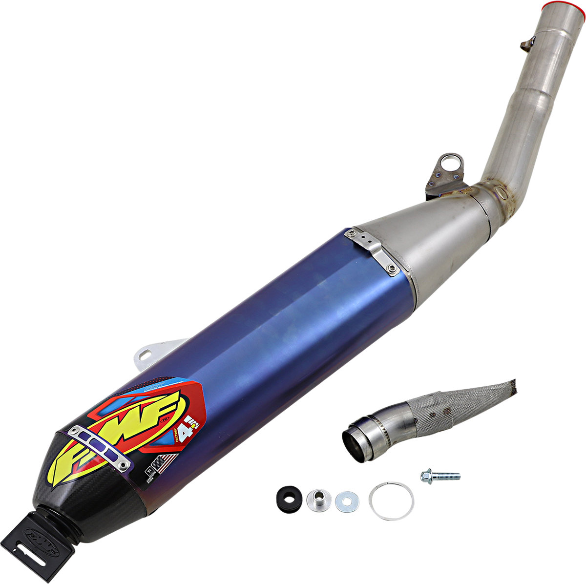 FMF Factory 4.1 RCT Muffler - Anodized Titanium WR450F 2020-2021 044466 1821-2013