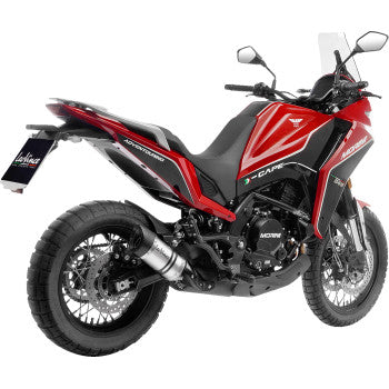 LEOVINCE LV Pro Slip-On Muffler - Stainless Steel X-Cape 650 2023 14410EU