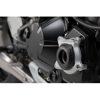 Protector de cárter de motor SW-MOTECH - Negro/Plateado - Kawasaki - Z900 MSS.08.868.10000