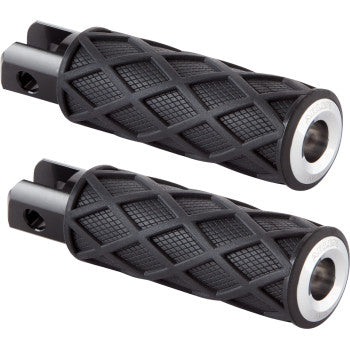 ARLEN NESS Diamond Footpegs - Driver - Chrome 400-052