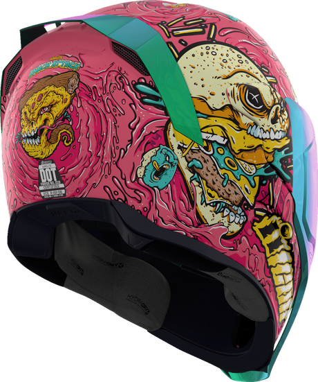 ICON Airflite™ Motorcycle Helmet - Snack Attack - MIPS® - Pink - XS 0101-16921