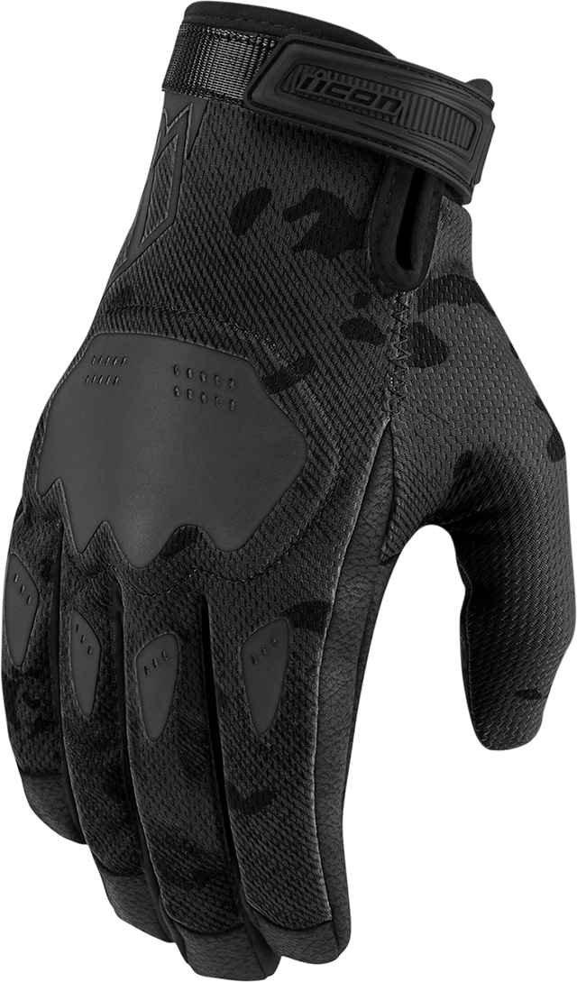 ICON Hooligan™ CE Gloves - Dark Camo - Large 3301-4398