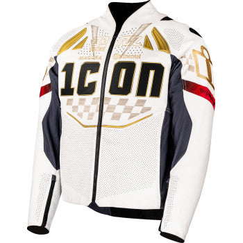 ICON Contra3™ Rizz Rizz Jacket - White - XL 2810-4303