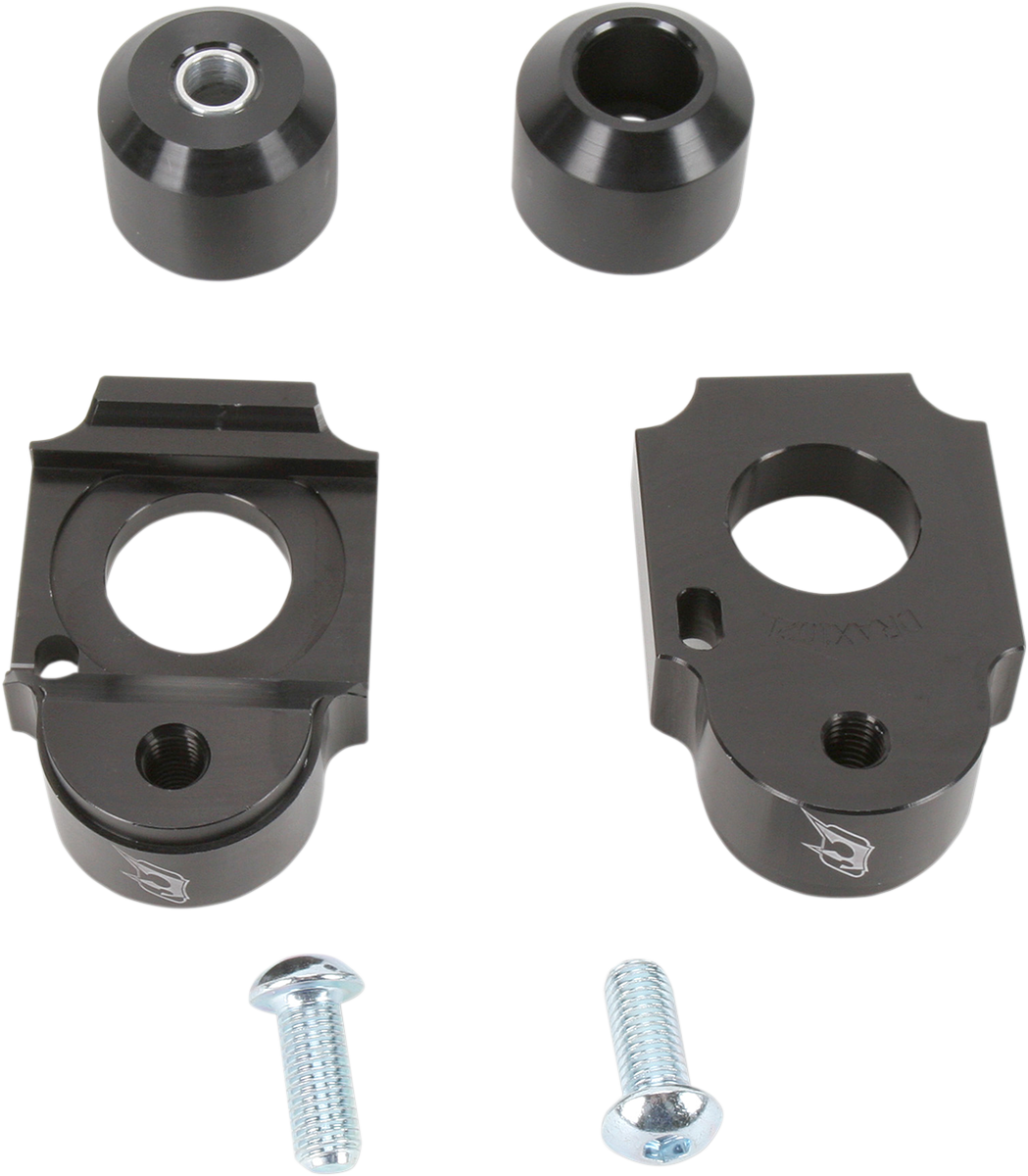 DRIVEN RACING Axle Block Sliders - Suzuki - Black GSX 1300 R Hayabusa 1999-2022 /GSX-R DRAX-102-BK