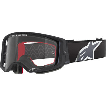 ALPINESTARS Goggles Supertech Goggles - Corp - Black/Gray - Clear 5100125-1507