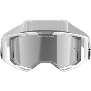 ALPINESTARS Goggles Vision 8 Goggles - Corp - White - Silver Mirror  5101625-2055