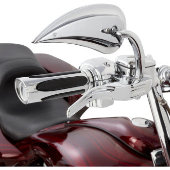 ARLEN NESS Grips - Comfort - Deep Cut - TBW - Chrome 500-070