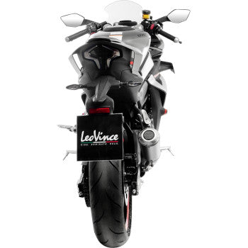 15265U LEOVINCE 450SS 2023-2024 LV-10 Slip-On Muffler - Matte - Stainless Steel 1811-4631