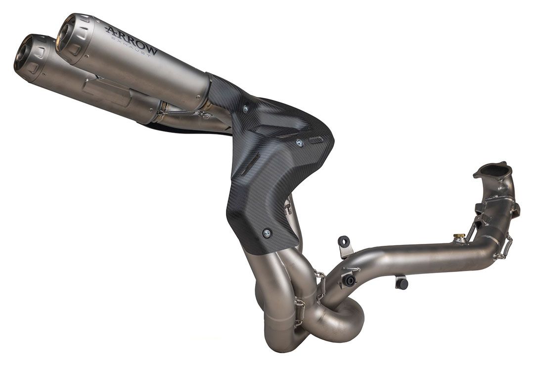 71239CP Arrow Full Titanium Exhaust Ducati Panigale V2 2020-2024 /STREETFIGHTER 22-24 V2 Undertail Racing Competition