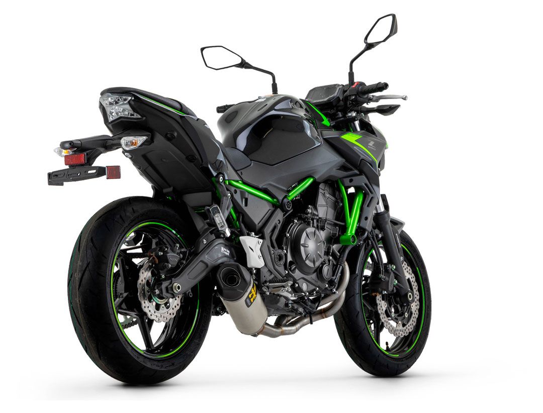 Arrow Indy Race Full Exhaust with Aluminum muffler for Z650 2021-2022 71937AKW