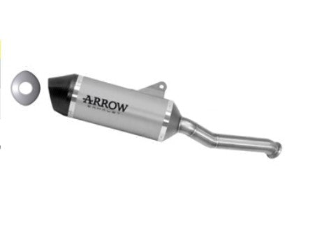 71991PK Arrow CF Moto 800 MT 2025 Race-Tech titanium silencer with carby end cap