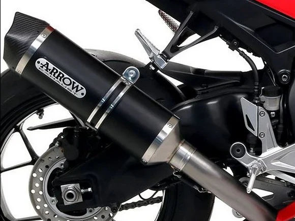 72622AKN Arrow Race-Tech Exhaust, Aluminum Dark for Suzuki V-Strom 650 2017-2020