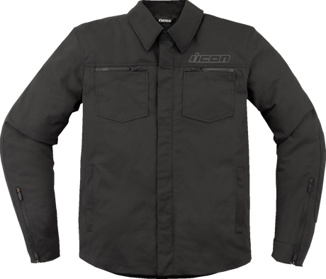ICON Upstate Canvas CE Jacket - Black - XL 2820-6238