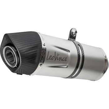 LEOVINCE LV One EVO Slip-On Muffler - Silver KTM 890 Adventure / Husqvarna Norden 901 14414EU