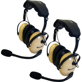 NAVATLAS Intercom/Headset Kit - 2-Seat - Beige NIO232PK