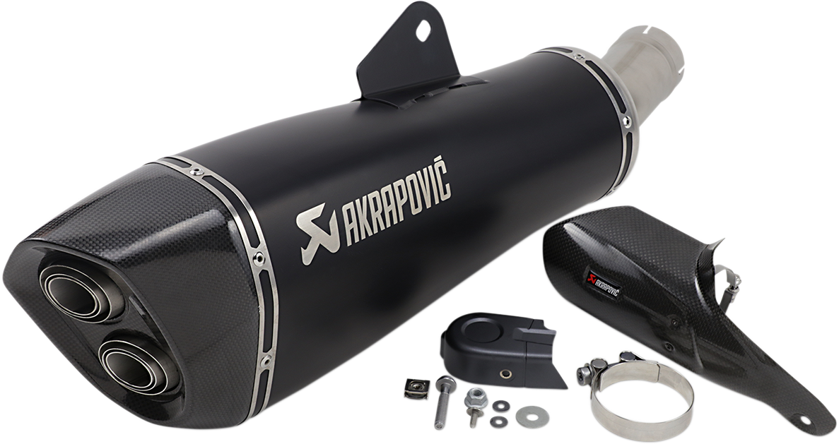 AKRAPOVIC Black Titanium Muffler BMW R1250R/RS 2020-2022 S-B12SO22-HALAGTBL 1811-3711