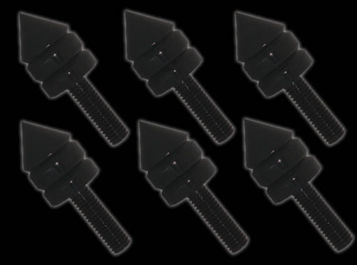 Sixty61 Yamaha YZF WINDSCREEN/ FAIRING BOLTS Black Anodized