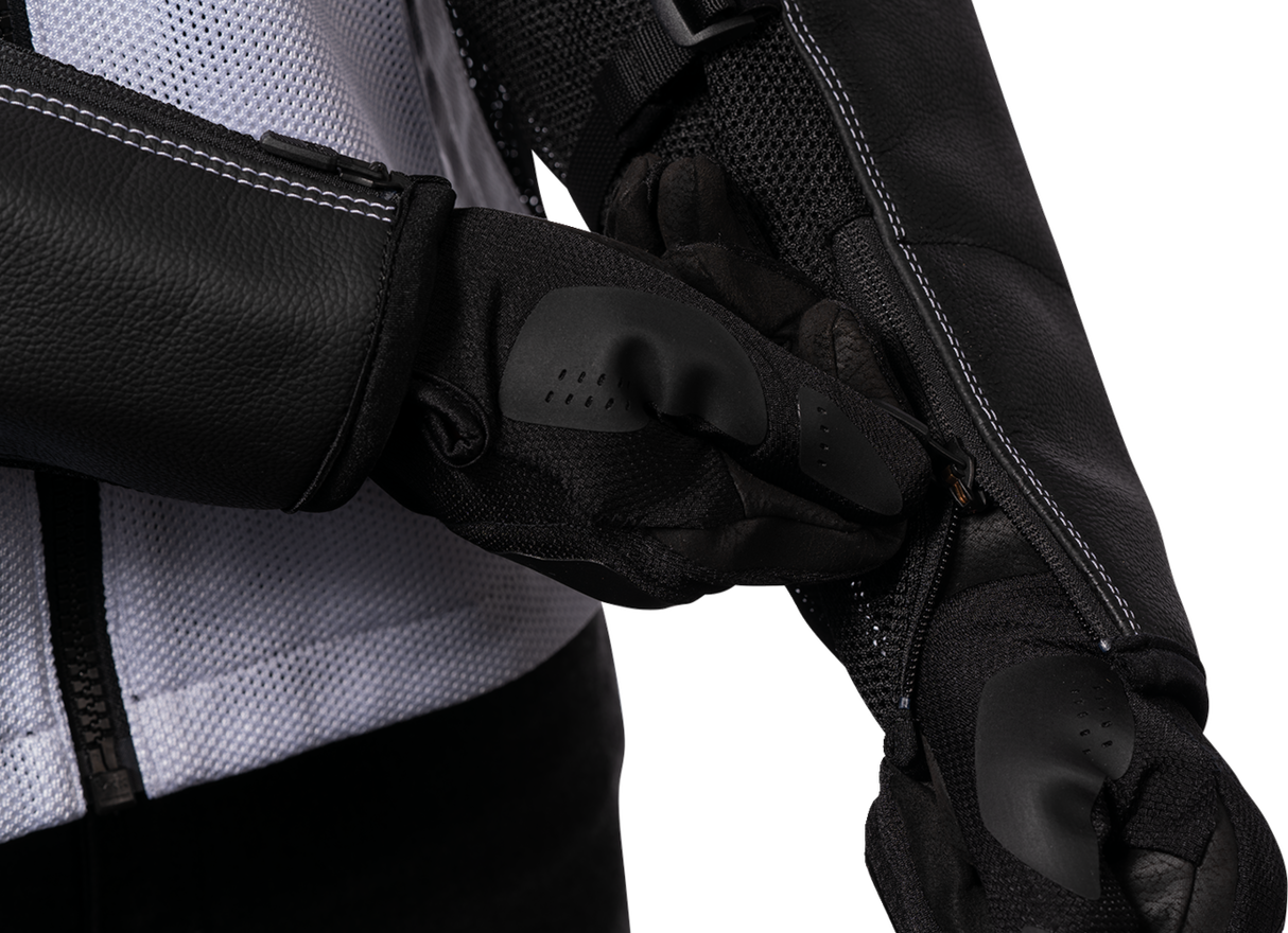 Chaqueta de cuero ICON Mesh AF™ - Blanca - 2XL 2810-3906