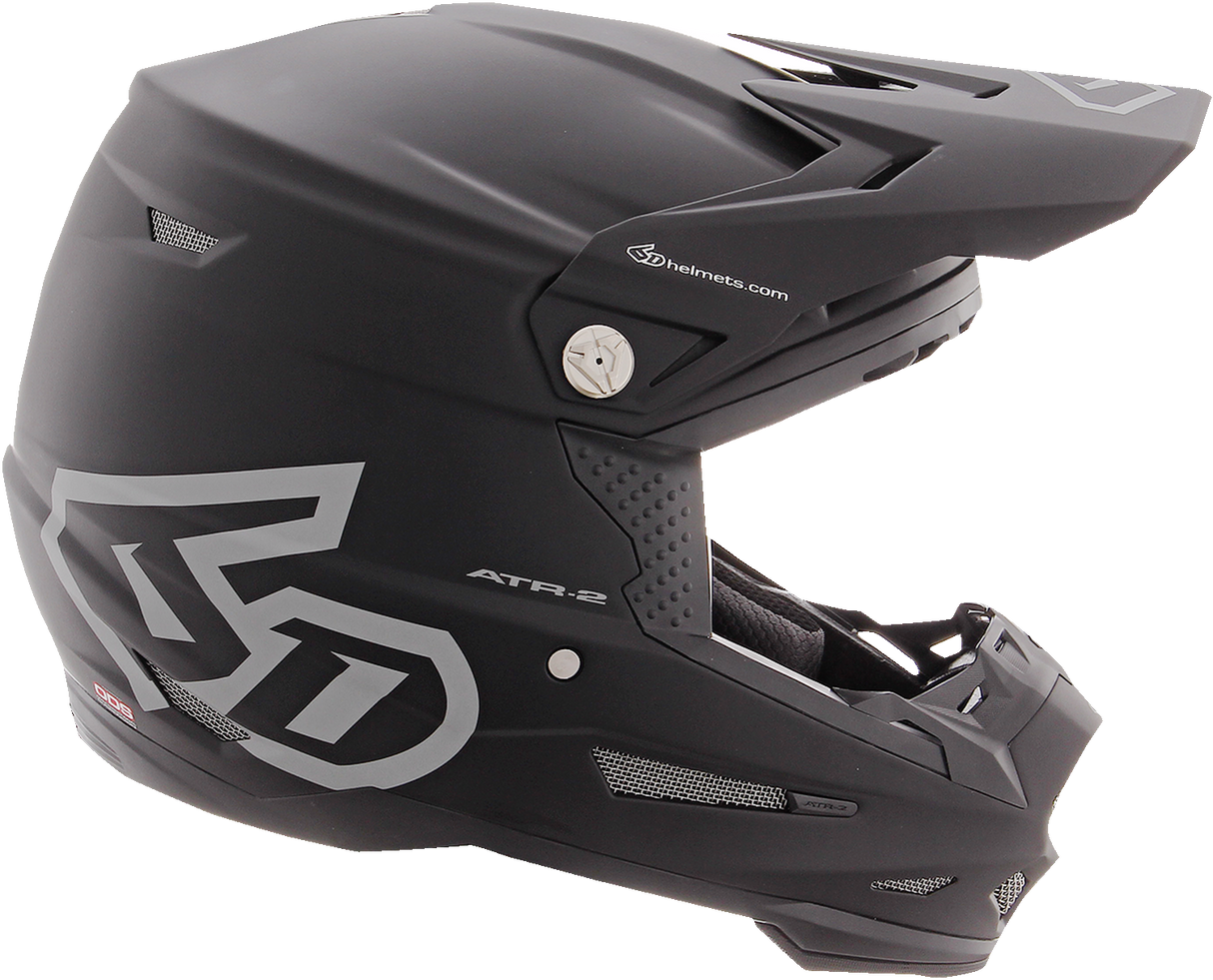 6D ATR-2 Motorcycle Helmet - Matte Black - 2XL 12-0509
