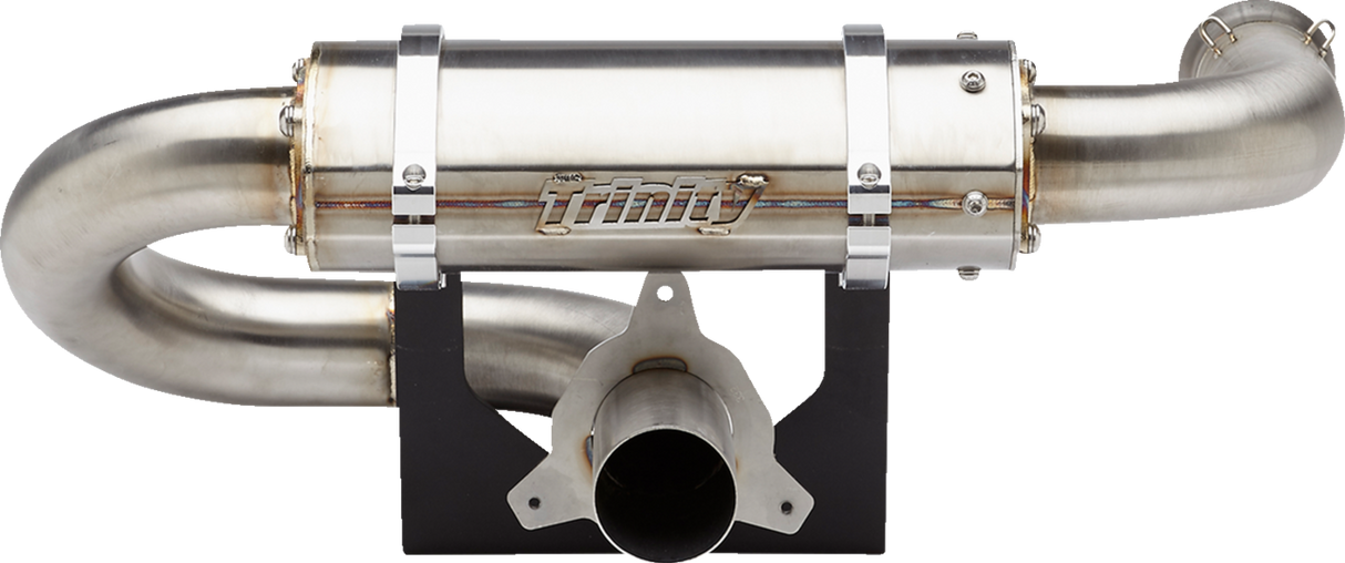 TRINITY RACING Center Exit Slip-On Muffler - Without Tip Maverick TR-4184S
