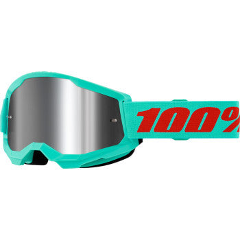 100% Strata 2 Goggles - Maupiti - Silver Mirror 50028-00020