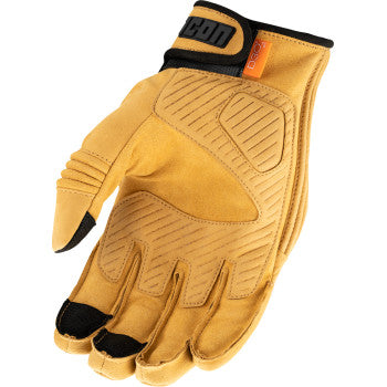 ICON Long Track CX™ Gloves - Tan - Small 3301-4893