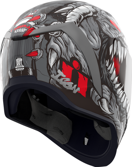 ICON Airform™ Motorcycle Helmet - Kryola Kreep - MIPS® - Silver - Medium 0101-16955