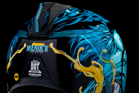 ICON Airform™ Motorcycle Helmet - Manik'RR - MIPS® - Light Blue - XS 0101-17014