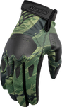 ICON Hooligan™ Tiger's Blood Gloves - Green - Medium 3301-4624