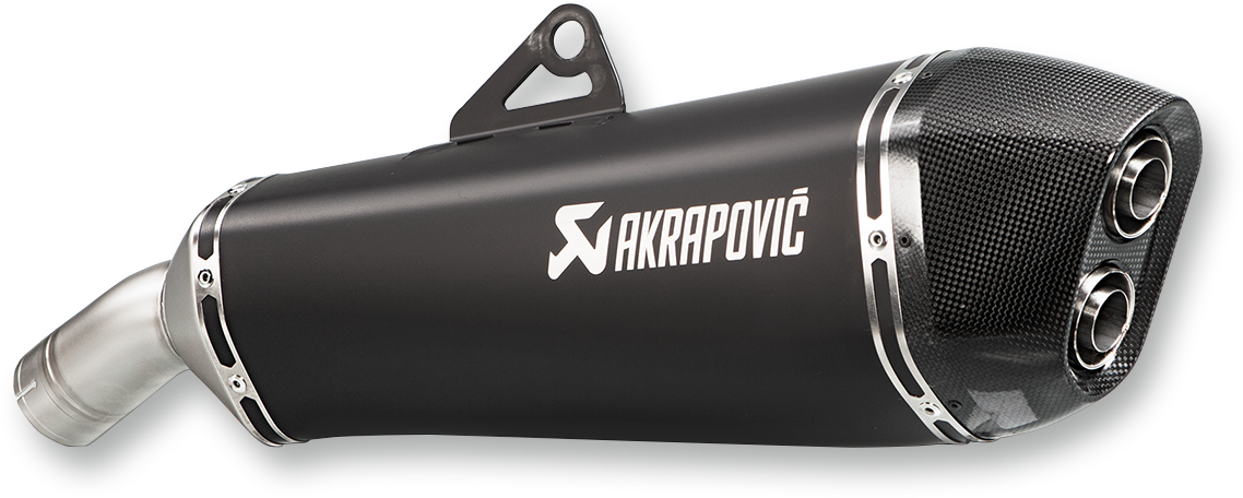 AKRAPOVIC Muffler - Black - Titanium F800GT /R 2009-2019 S-B8SO7-HZAABL 1811-3291