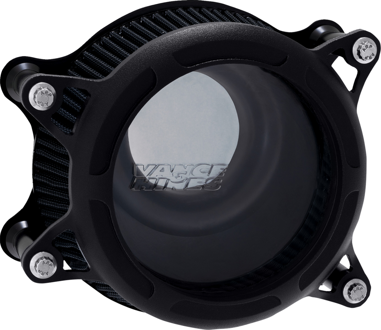 VANCE & HINES VO2 Insight Air Cleaner - M8 - Black Wrinkle Softail / Glide 2017-2024 41077