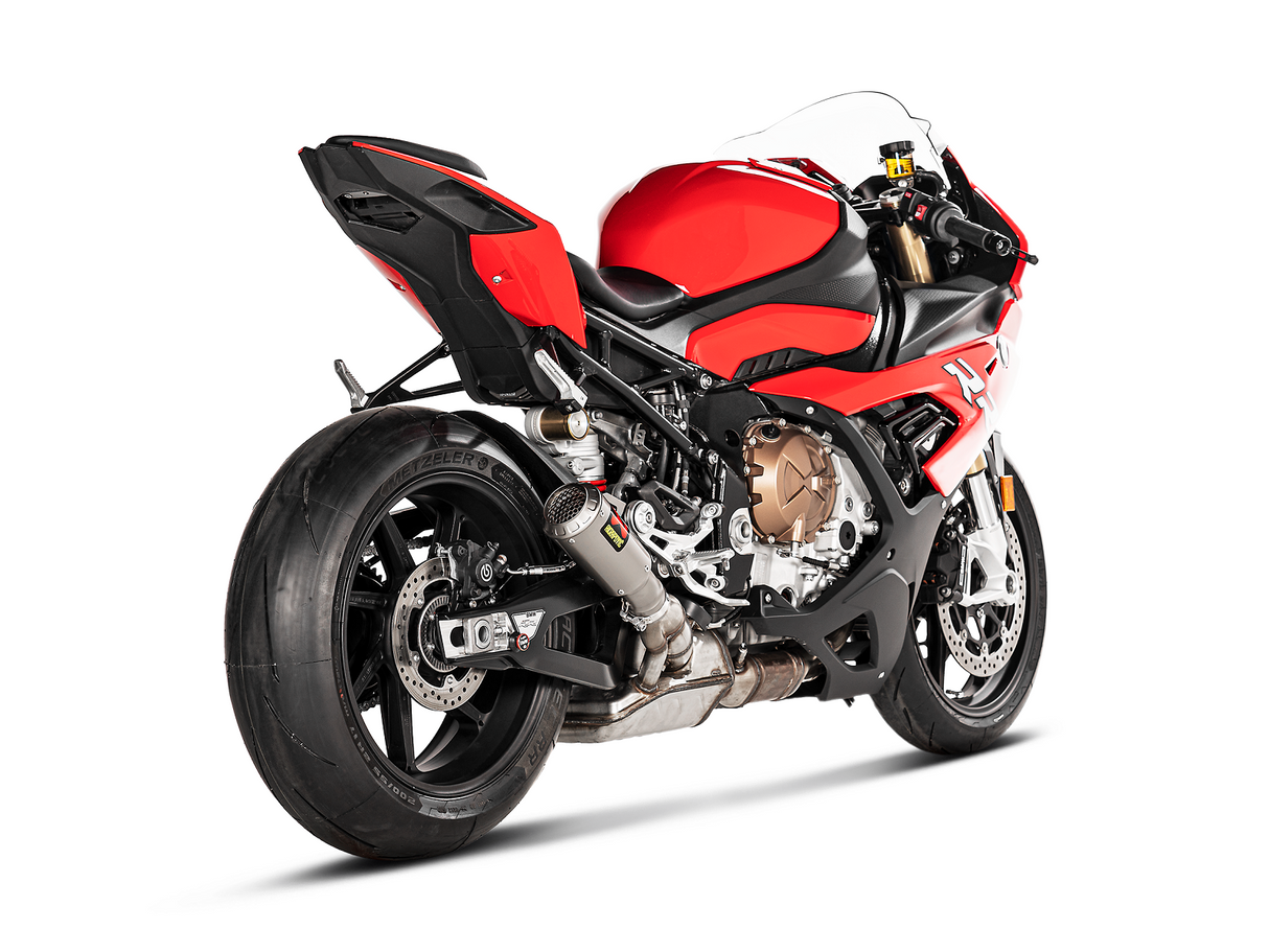 BMW S1000R S1000RR M1000RR 2020-2025 Exhaust, Akrapovic Titanium Slip-On Line S-B10SO11-CBT