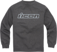 ICON ICON Slant™ Crewneck Sweatshirt - Charcoal - Medium 3050-5837