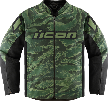 ICON Hooligan CE Tiger's Blood Jacket - Green - XL 2820-6155