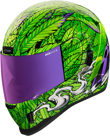 ICON Airform™ Motorcycle Helmet - Ritemind Glow™ - Green - 2XL 0101-14083