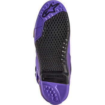 ALPINESTARS Limited Edition Salt Lake Tech 10 Boots - Purple/Gold/Black - US 10 2010020-373-10