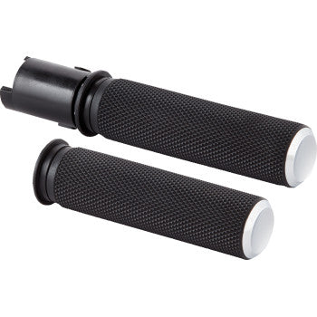ARLEN NESS Grips - Knurled - TBW - Chrome 500-051