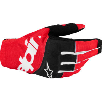 ALPINESTARS Techstar MX Gloves - Black/Bright Red - Medium 3560125-1303-M