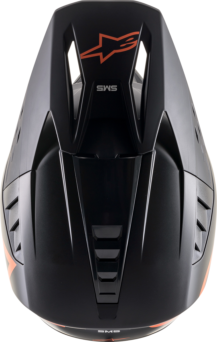 ALPINESTARS SM5 Motorcycle Helmet - Compass - Matte Black/Orange Fluo - Medium 8303321-1149-MD