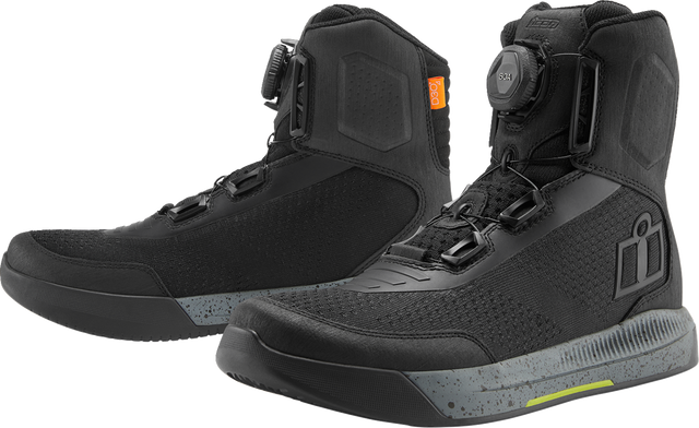 ICON Overlord™ Vented CE Boots - Black - Size 9.5 3403-1260